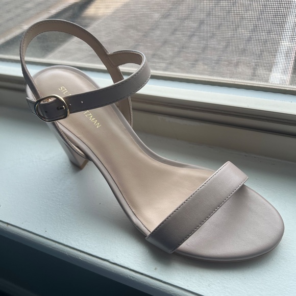 STUART WEITZMAN Dancer 75 Block Sandal Heels 6.5 B - Picture 8 of 9